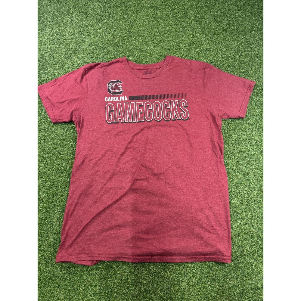Rivalry Threads South Carolina Gamecocks Men L Football T-Shirt Red Short Sleeve